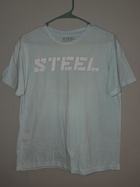 Men's Short-Sleeve Tee in Light Blue